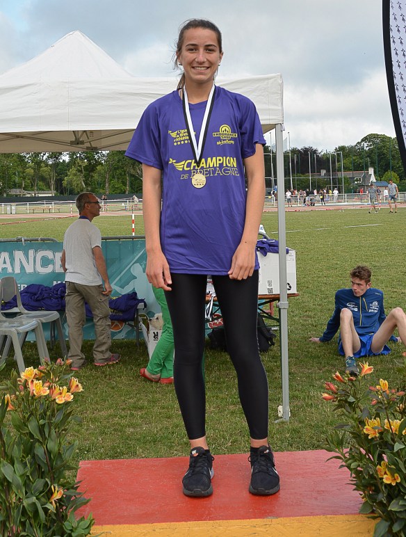 Floriane Ponza championne de Bretagne