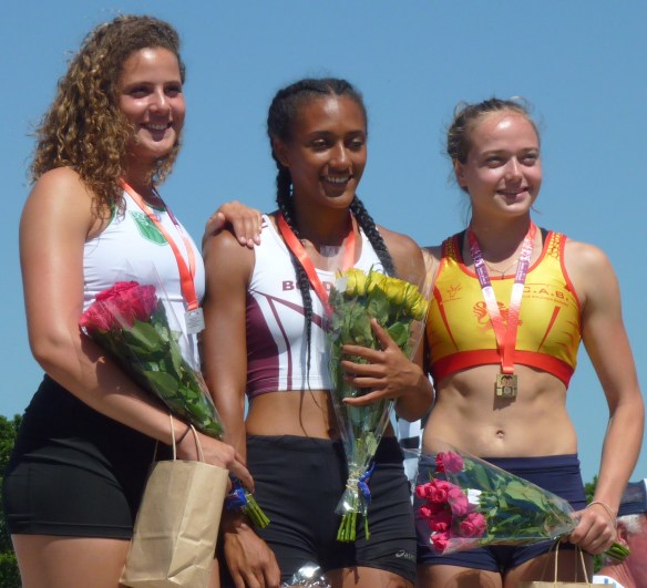 Podium Heptathlon JUF 3