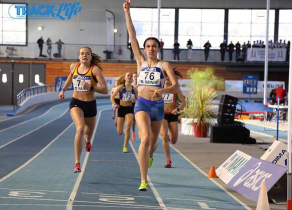 Agathe arrivée 800m